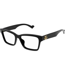 Gucci GG1476OK 001 Black Rectangular Glasses