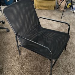 Mesh Lounge Chair Fully Assembled Black