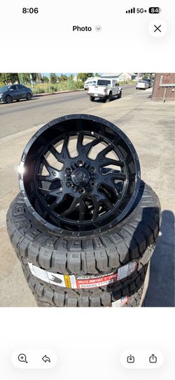 20” TIS OFF ROAD WHEELS AND TIRES