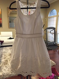 Brand new white dress with tags. Size small