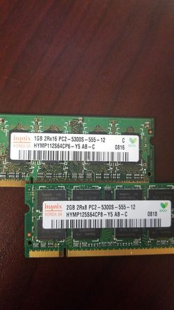 Laptop memory