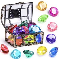 Pool Toy Diving Jewel Gem Treasure Kit Kids Children Swimming Swim Play