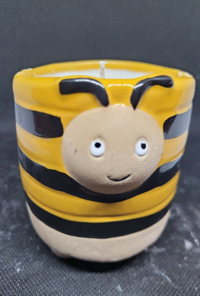 Cute Bee All Natural Lavender Scented Candle