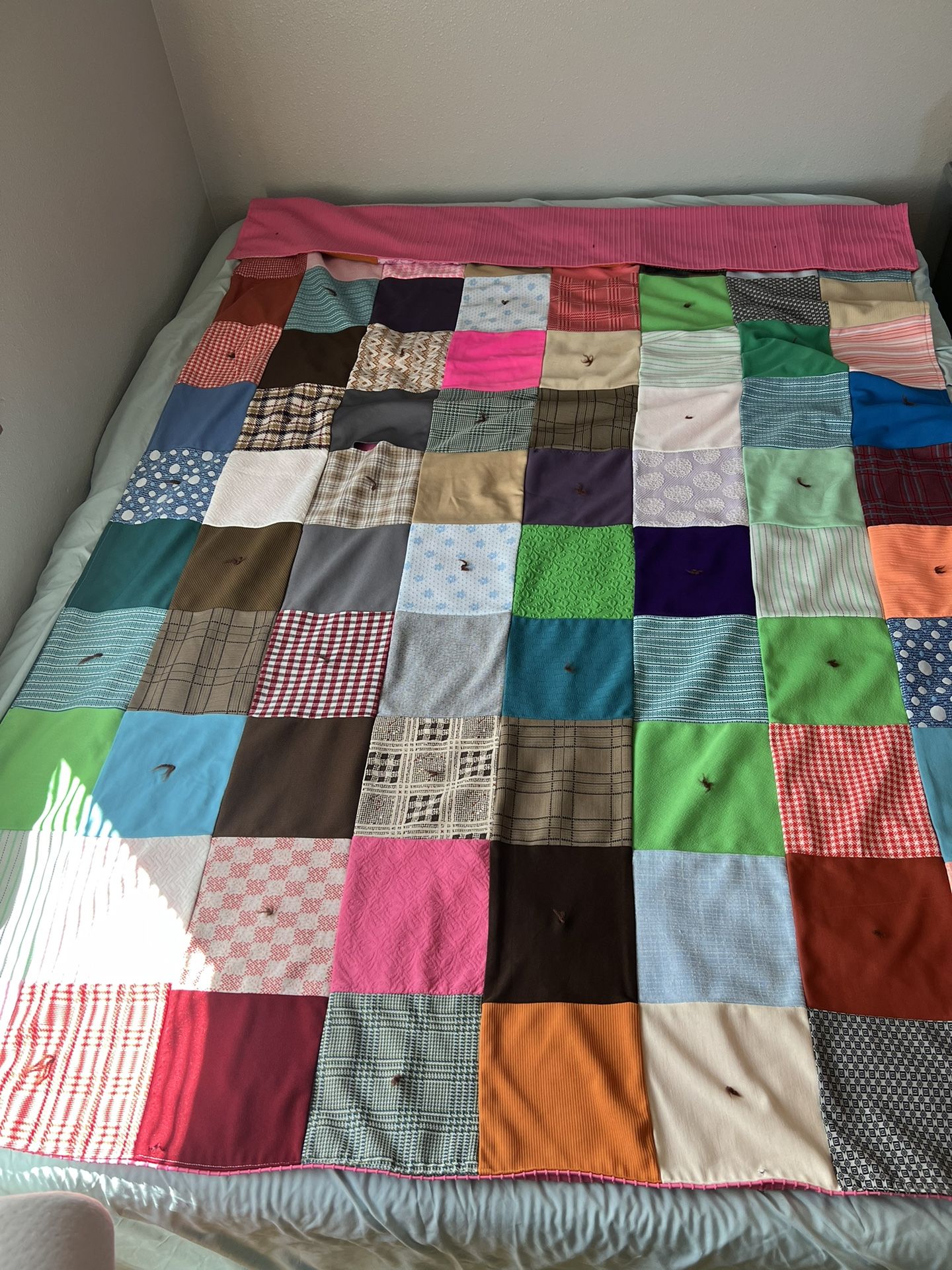 Colorful Handmade Quilt 