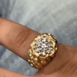 10k Gold Nugget Ring