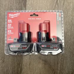 Milwaukee M12 2pk 3.0ah Battery