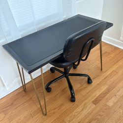 Desk & Chair Set - black 