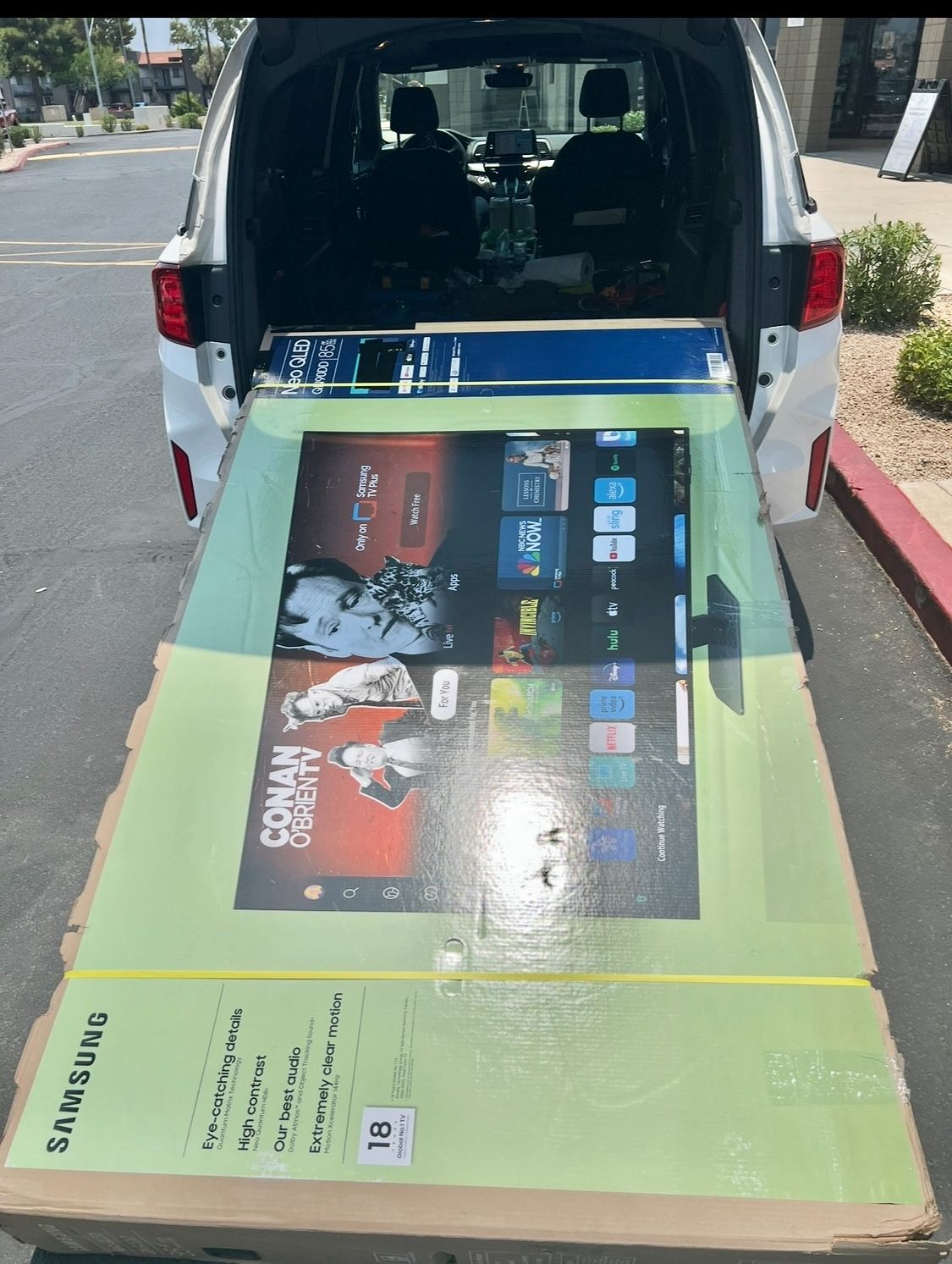 85 Tv Samsung Qn90D Smart 4k HDTV $55 Down On Financing Free Delivery 6 Month Warranty