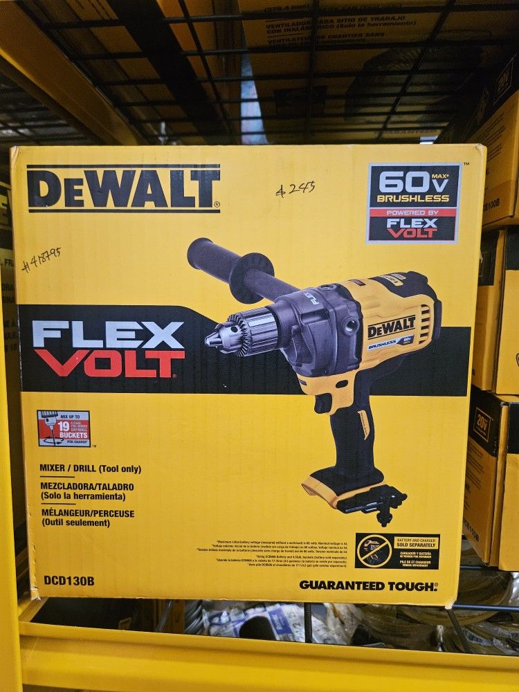 Dewalt 60v Max Flex Volt Mixer/Drill Tool Only