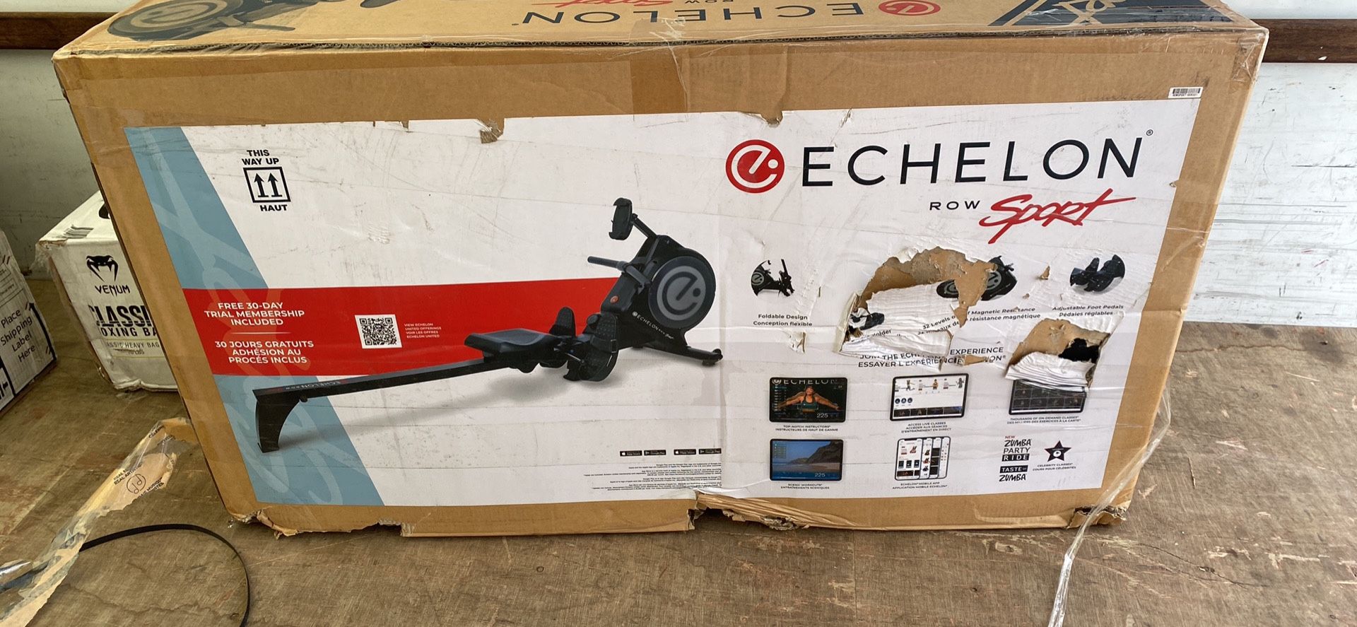 Echelon Sport Exercise Rower with 32 Levels of Magnetic Resistance