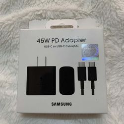 Brand New 45Watts Original Samsung Super Fast C-Type To C-Type Charger