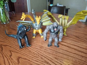 Godzilla and monster toys