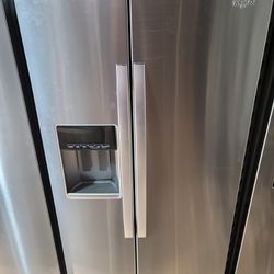 Stainless Steel Side By Side Refrigerator