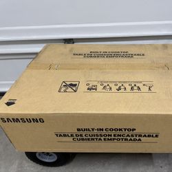 Samsung 30” Gas Cooktop – Sleek Stainless Steel with 4 Burners New
