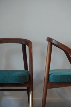GREEN WALNUT CHAIRS