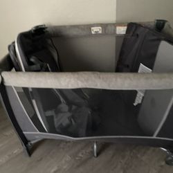 Free Pack And Play (bassinet, And Changing Table parts Included)