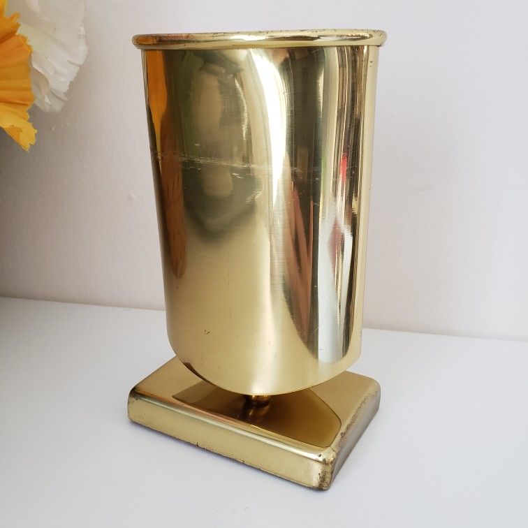 Vintage Solid Brass Eyeglass Holder