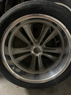 Selling Foose Rims with Tires (Read Description)