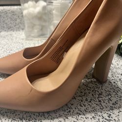 Nude Heels Thick Heel Size 7 Target