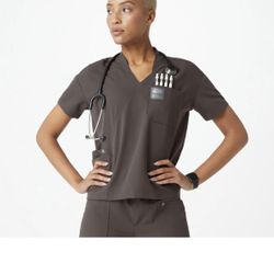 Rare! Figs Star Wars Ahsoka Wrap Scrub Top Medium