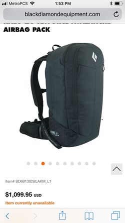 Airbag backpack Black Diamond -PILOT 11 jet-force technology avalanche