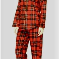 Ralph Lauren Red Plaid Pajama Set