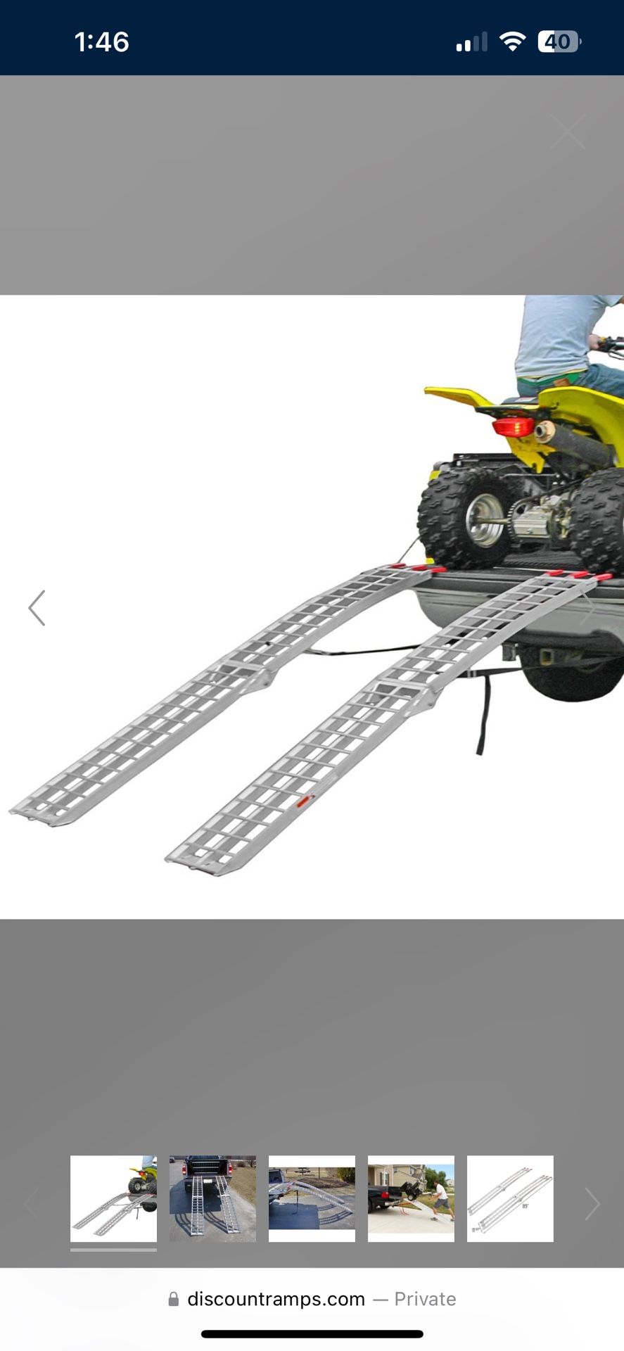 Brand New Off Road Aluminum Ramps For $100 