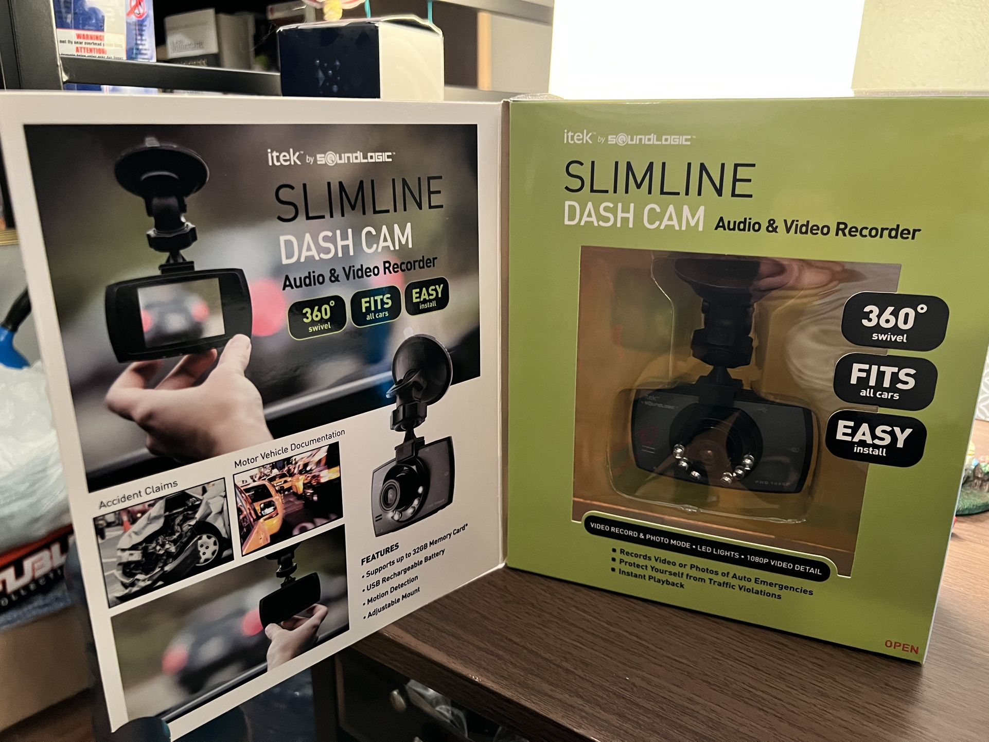 Slimline Dash Cam Audio, And Video Recorder