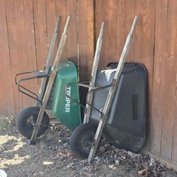 2 Wheelbarrows For Sale