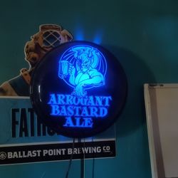 "Arrogant Bastard Ale" Light