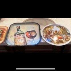 Vintage Collection Of Trays