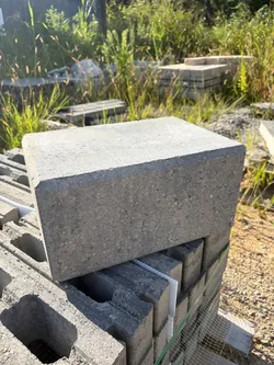 Techo-Bloc Graphix Retaining Wall Cap Block - $25