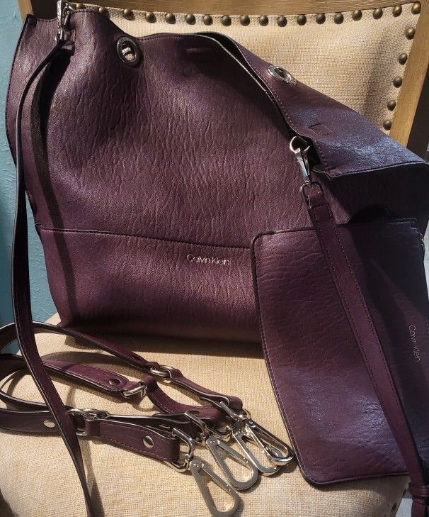 Calvin Klein Reversable Hobo Tote