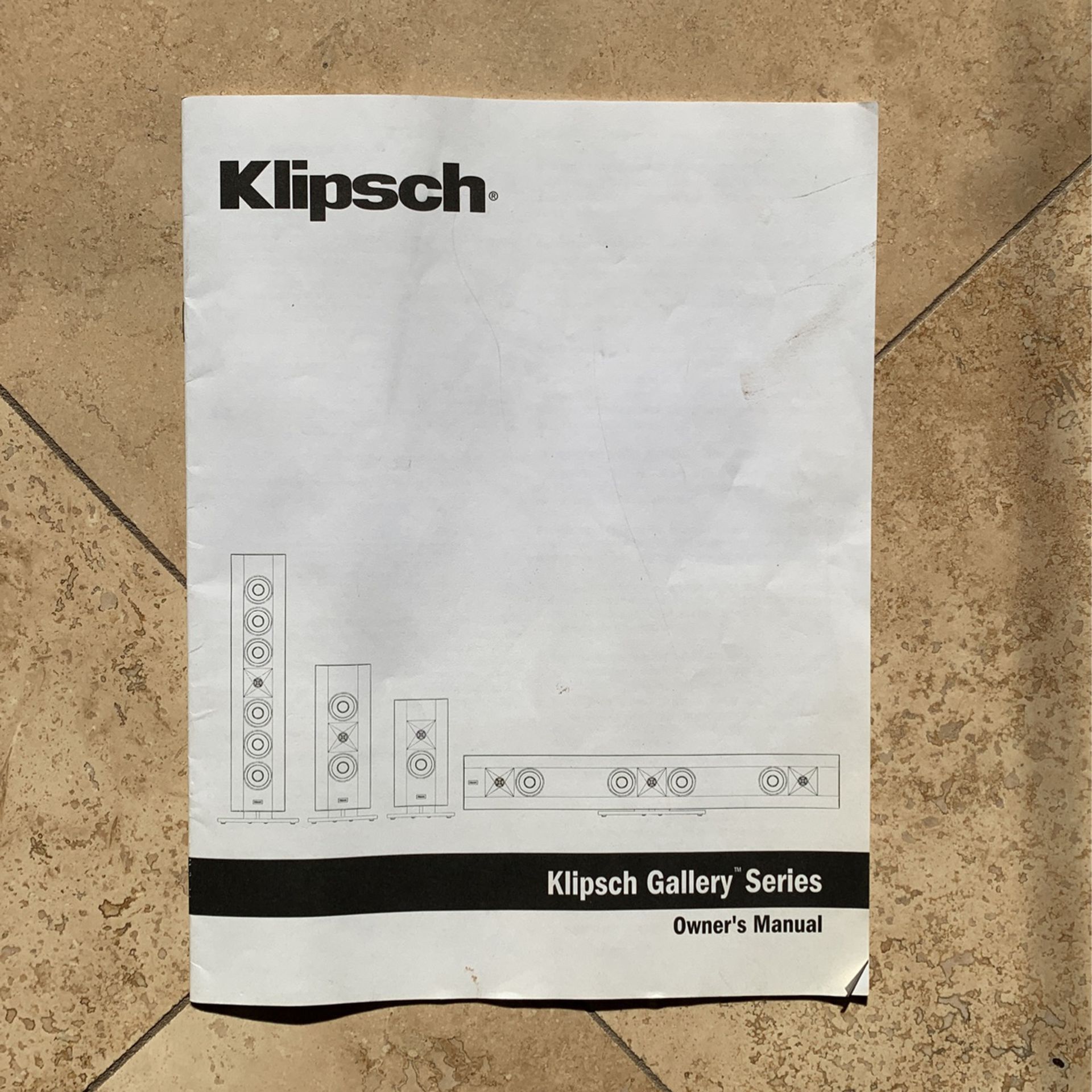Klipsch Gallery Series Owners Manual