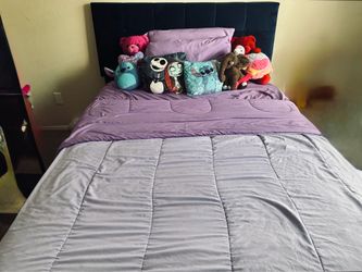 Full size bed and mattress