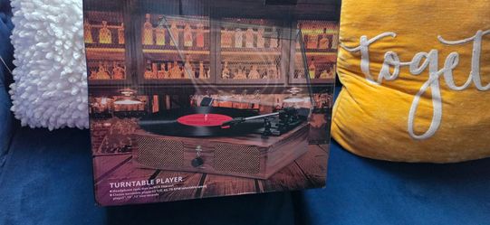 Vinyl Record Player Brown