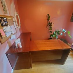 Dania Office Furniture - Desk & Cabinet 