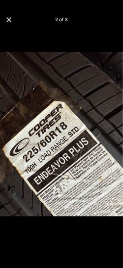 225/60/r18… Cooper Tires 🛞.. 4 BRAND NEW Tires. $550