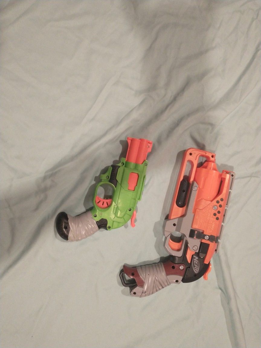 2 Nerf Zombie / Apocalypse Hammer - Fire Pistols 