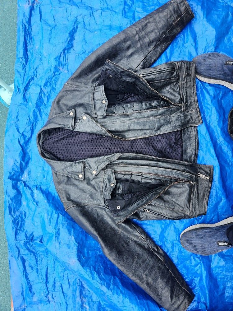 Several Motorcycle Leather Jackets Start At $45
