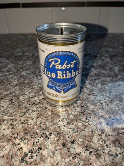 Vintage Pabst Blue Ribbon PBR Mini Can Coin Bank – 3.5"