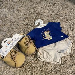 NWT Build-A-Bear outfit and shoes