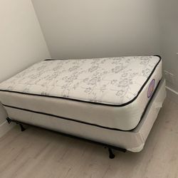 New Twin Mattress And Box Spring 2pc Bed Frame Is Not Included 