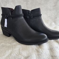 LADIES BOOTS BOC LINDSAY BLACK SIZE 10 MEDIUM NWT