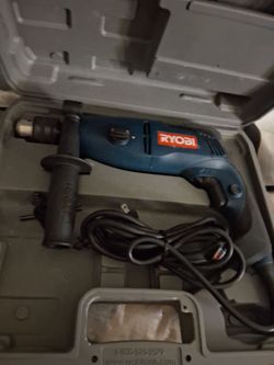 Ryobi Corded Hammer Drill with Case