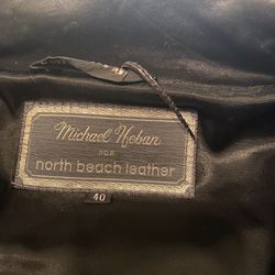 Vintage Leather Jacket Black 