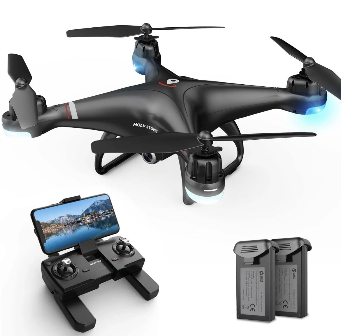 Holy Stone HS110G GPS FPV Drone with kk1080P HD Live Video Camera for Adults...