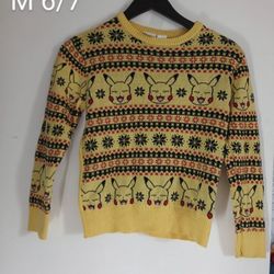 Pokemon Pikachu Christmas Ugly Sweater 