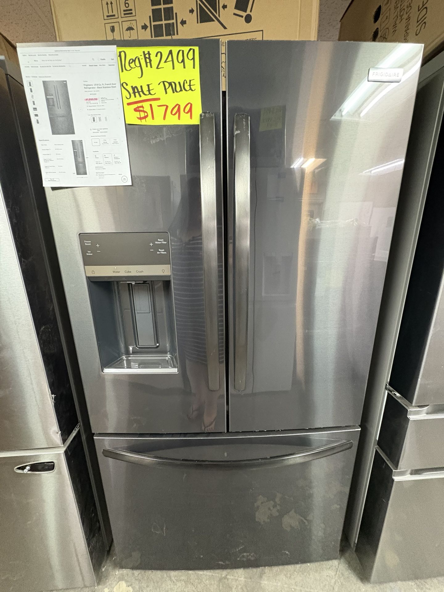 Frigidaire Black Stainless Refrigerator