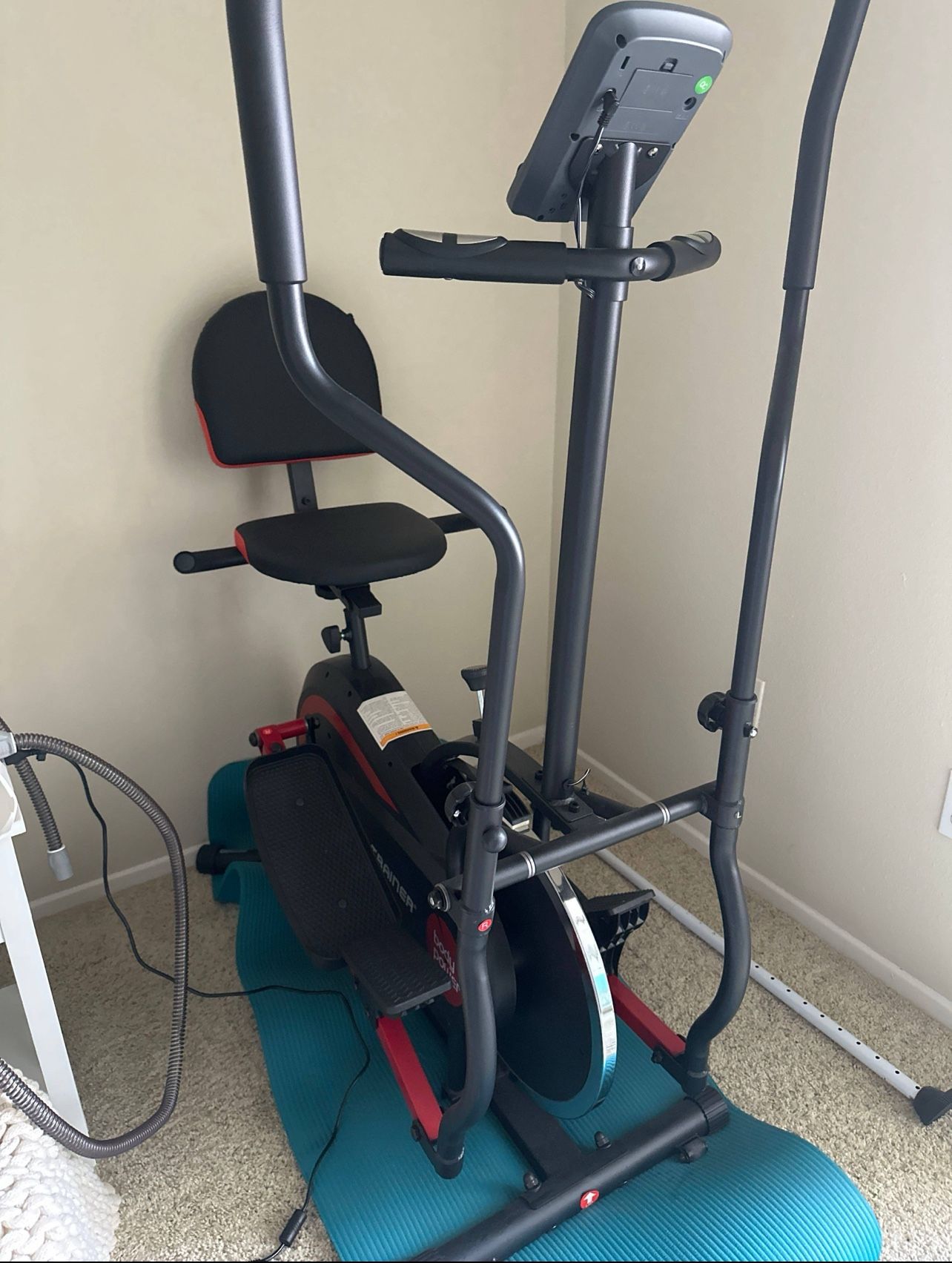 Trio-Trainer TRIO TRAINER ELLIPTICAL MACHINE BODY POWER BICYCLE Recumbent Excursive Machine Treadmill